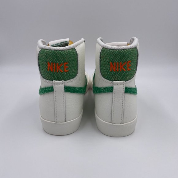Nike Blazer Mid ' 77  White / Green Womens Shoes - Picture 4 of 8